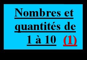 Nombres et quantites 1